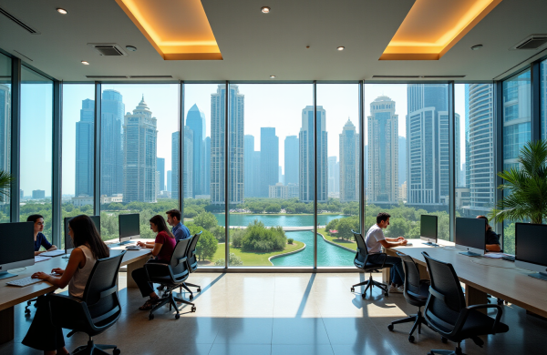 Why Office Space in JLT Boosts Business Success and Efficiency